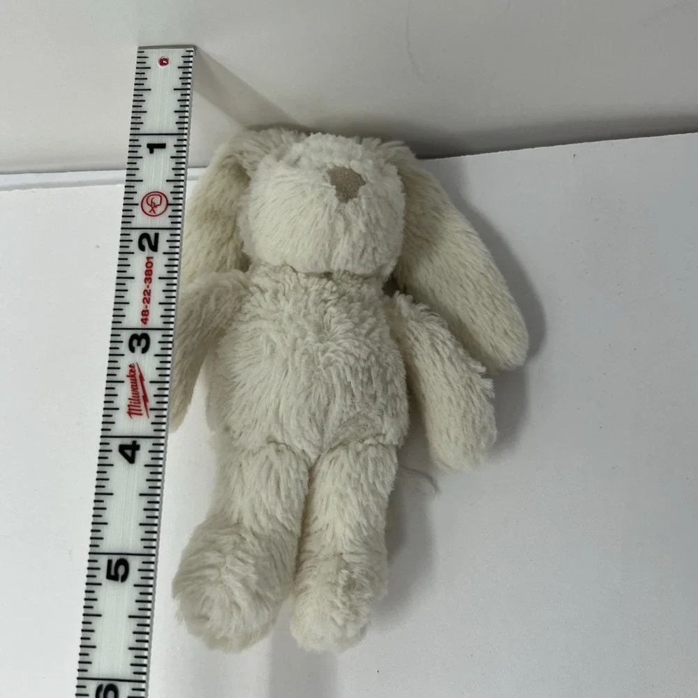 Jellycat‎ White Bunny Plush GAP25 Beanbag 5 Inch Mini Soft Stuffed Animal Toy